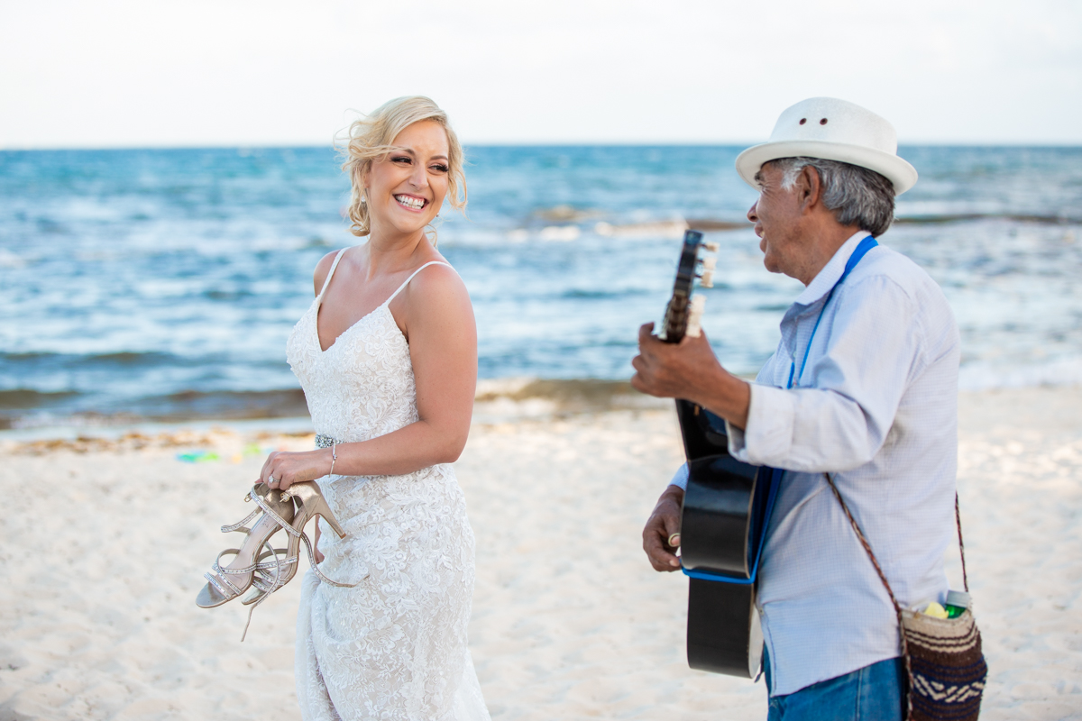 Jessica Michael The Azul Fives Beach Resort Playa del Carmen Wedding 9 1 - Jessica & Michael - The Fives Azul Beach